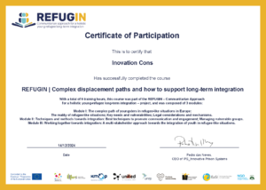 Certification_REFUGIN_Inovation_Cons